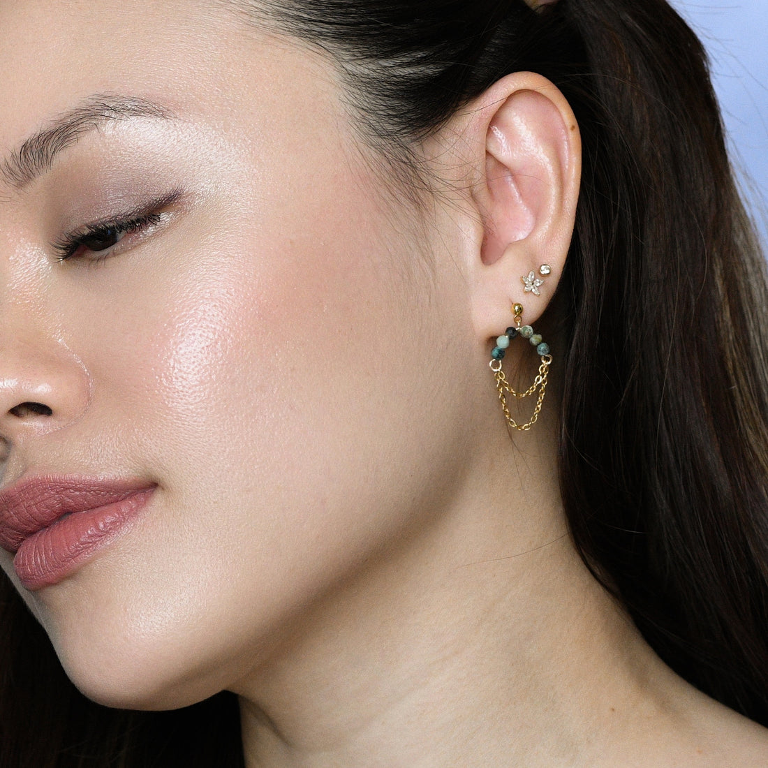 Belle Dancing Dangles | African Turquoise