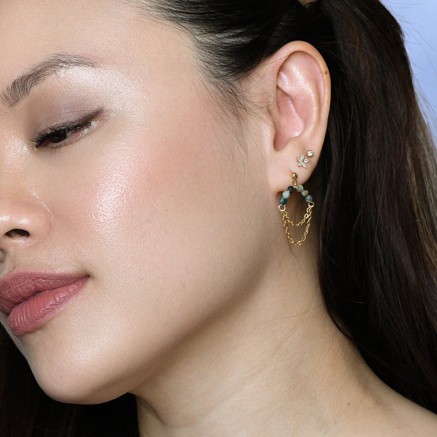 Belle Dancing Dangles | African Turquoise