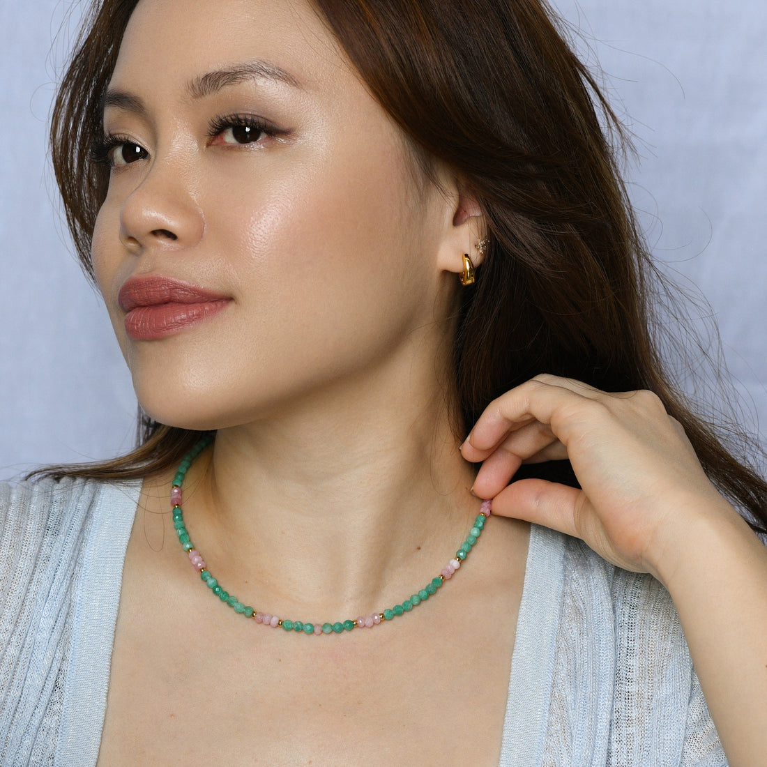Selene Amazonite Necklace