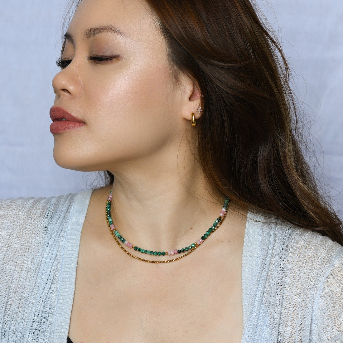 Mirelle Green Labradorite Necklace