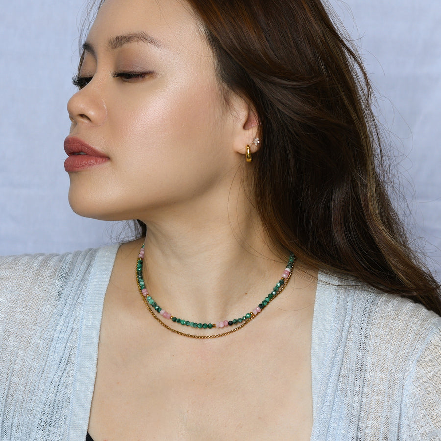 Mirelle Green Labradorite Necklace