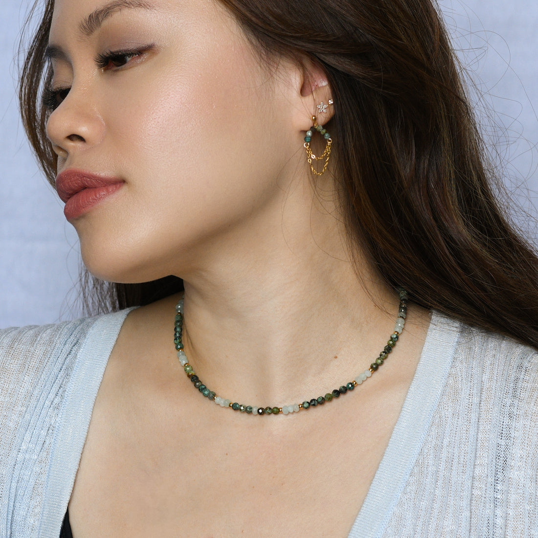 Elara African Turquoise Necklace