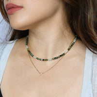 Elara African Turquoise Necklace