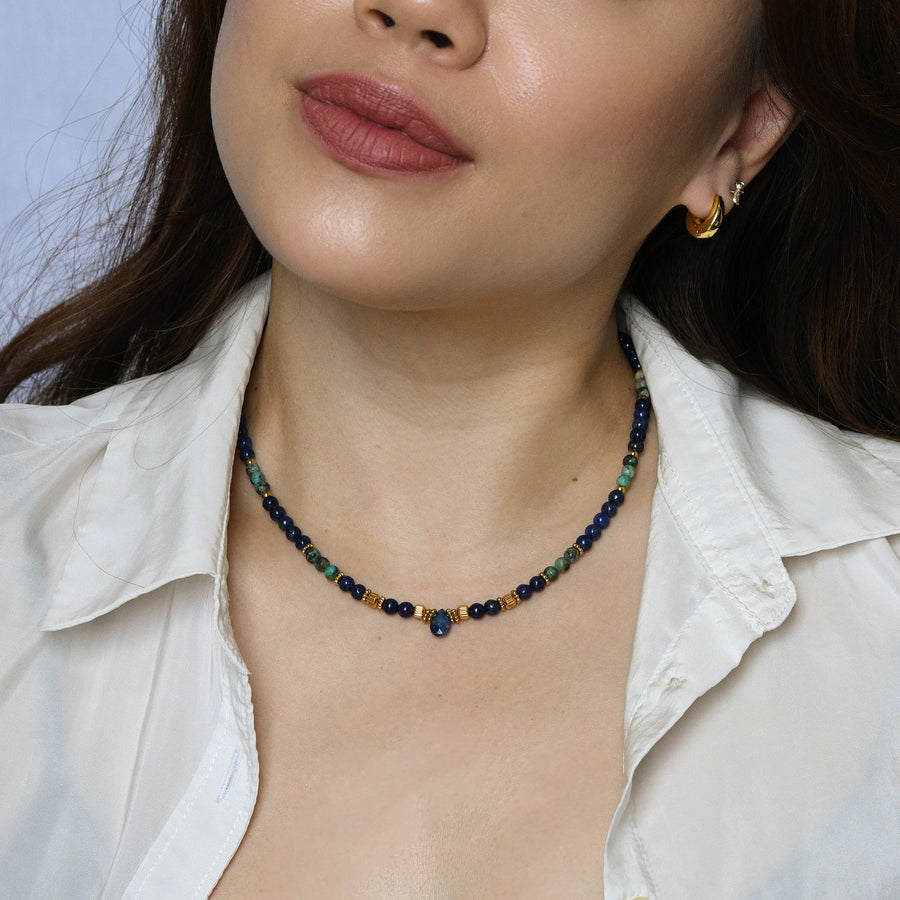 Indira Lapis Lazuli Necklace