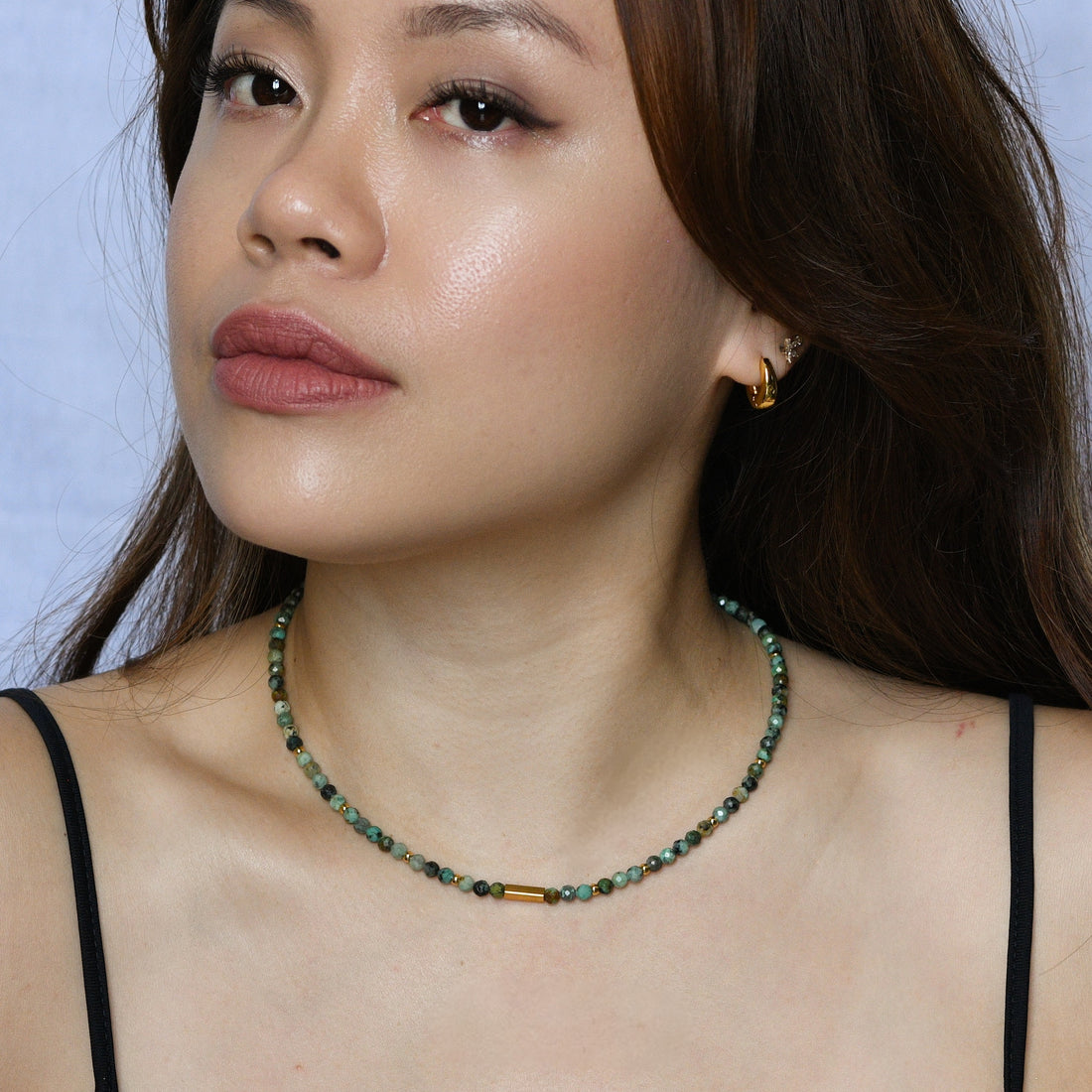 Sasha Necklace | African Turquoise