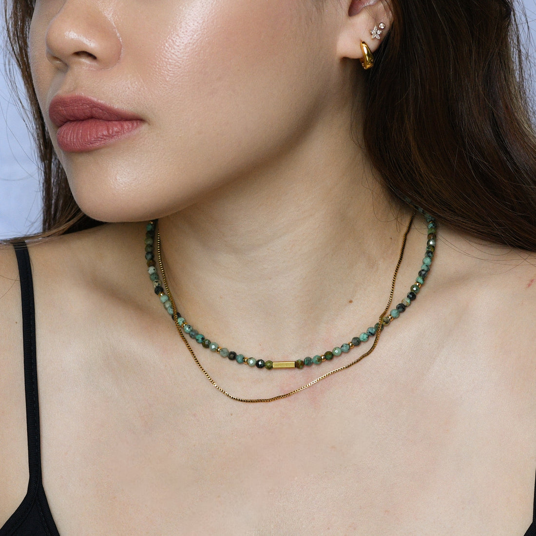 Sasha Necklace | African Turquoise