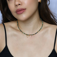 Yara  Veil Necklace |African Turquoise