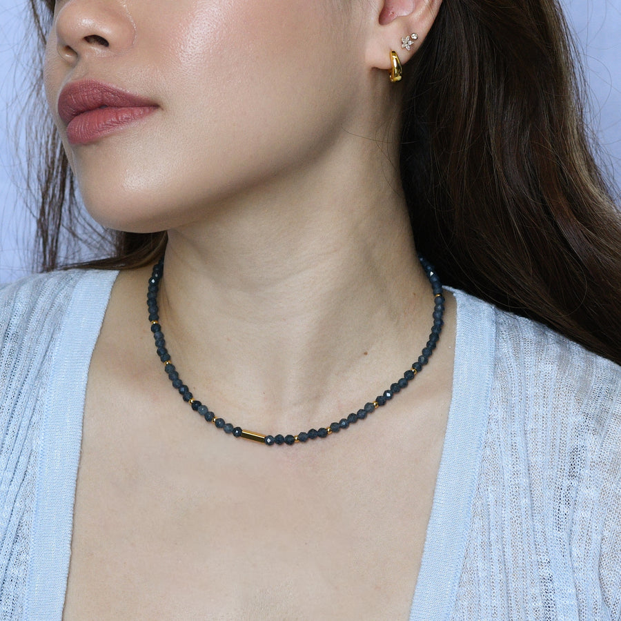 Sasha Necklace | Blue Sapphire
