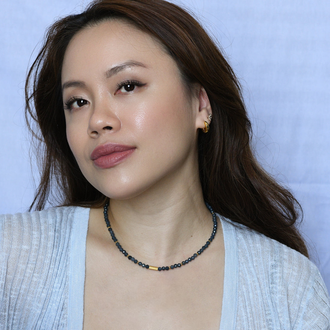 Sasha Necklace | Blue Sapphire