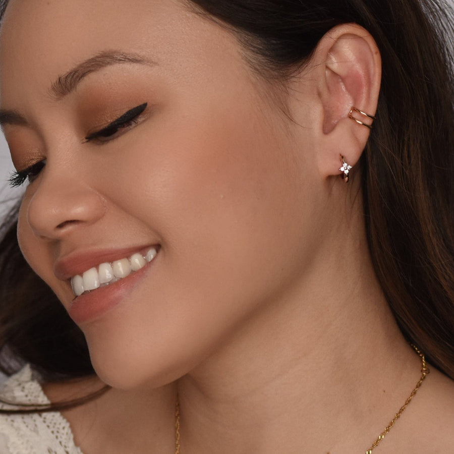 Nara Huggies | White Rose Gold