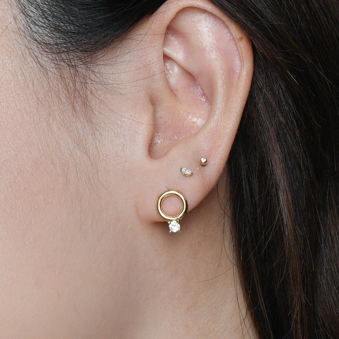 Mandy Studs | Gold