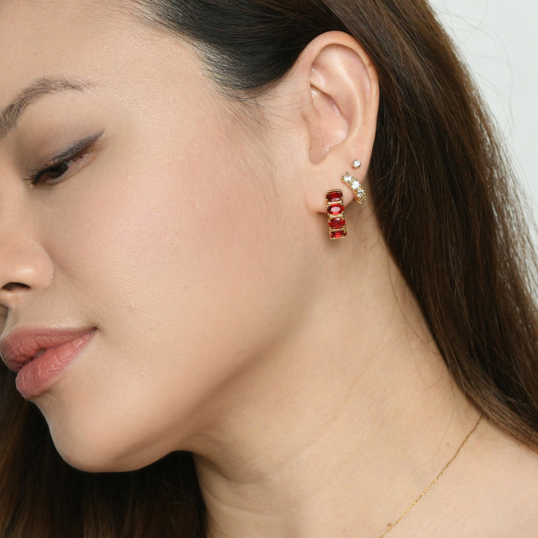 Nicole Hoops | Mahogany Gold