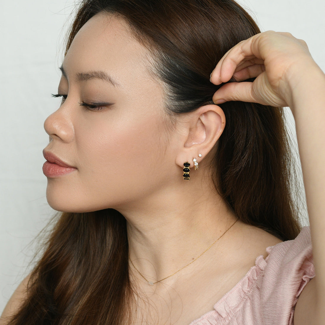 Nicole Hoops | Onyx Gold