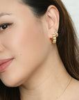 Nicole Hoops | Porcelain Gold