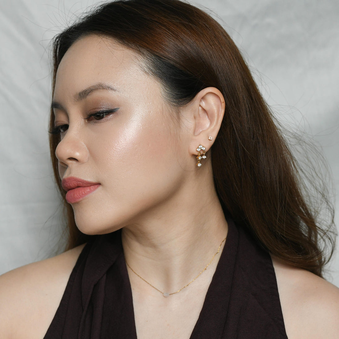 Eileen Cascade Dangles | Gold