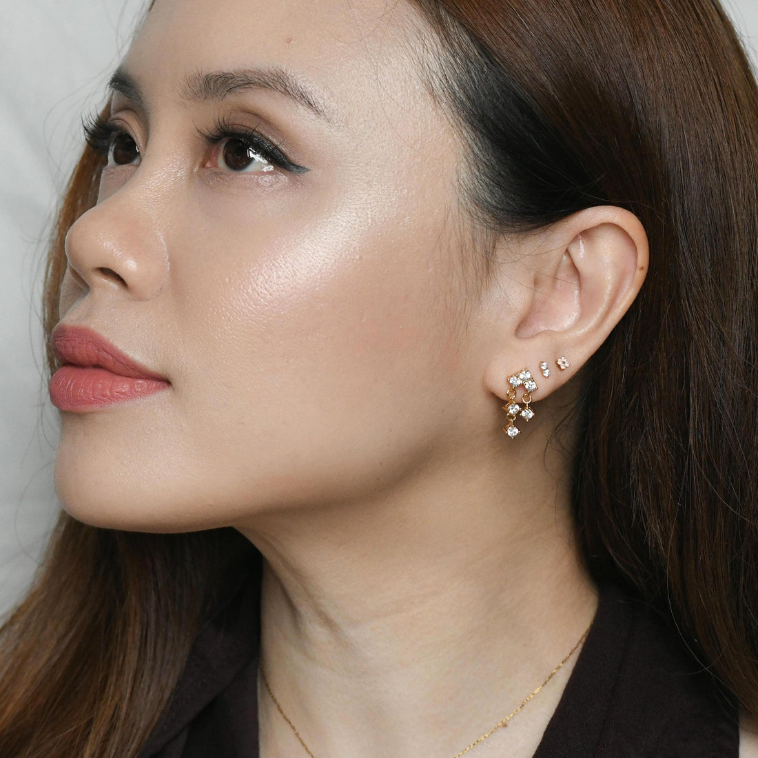 Eileen Cascade Dangles | Gold