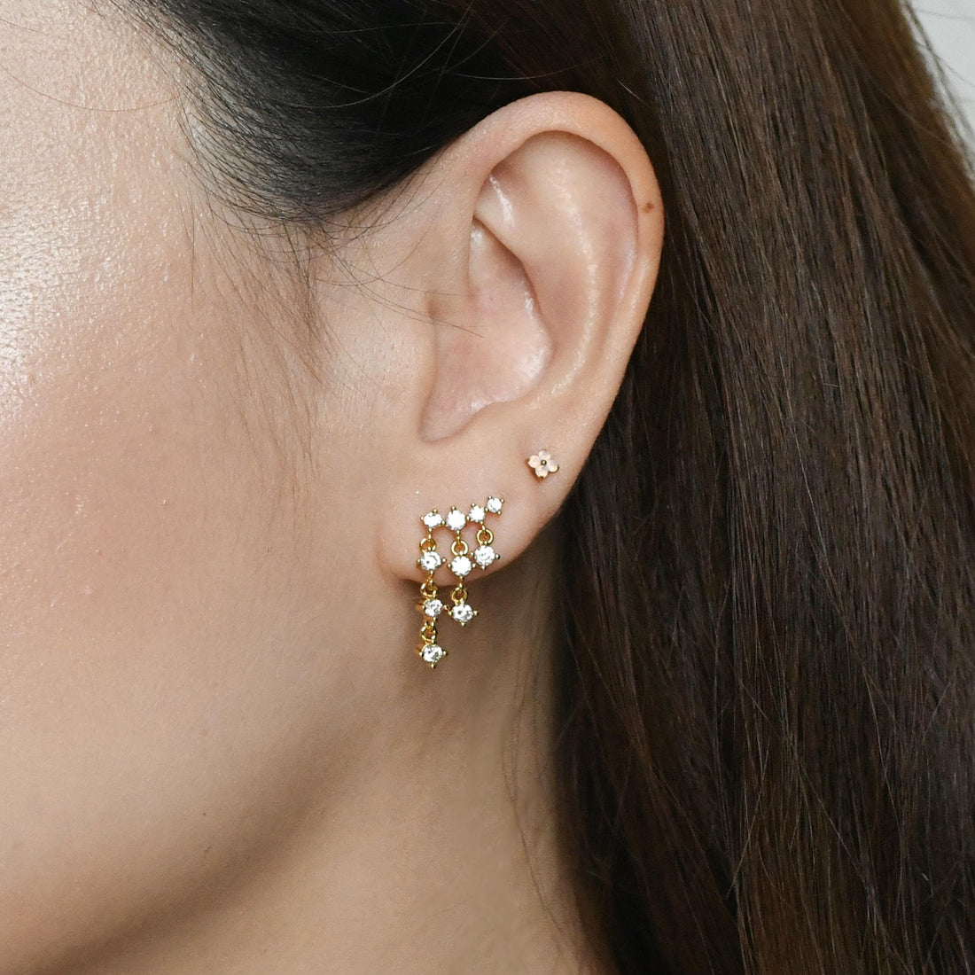 Kaela Waterfall Studs