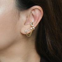Kareena Double Studs | Gold