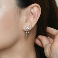 Eileen Cascade Dangles | Silver