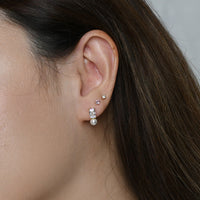 Calla Swarovski Pearl Studs | Gold