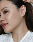Red Sabine Dangles | Silver