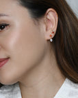Mini Noemi Pearl Dangles | Gold