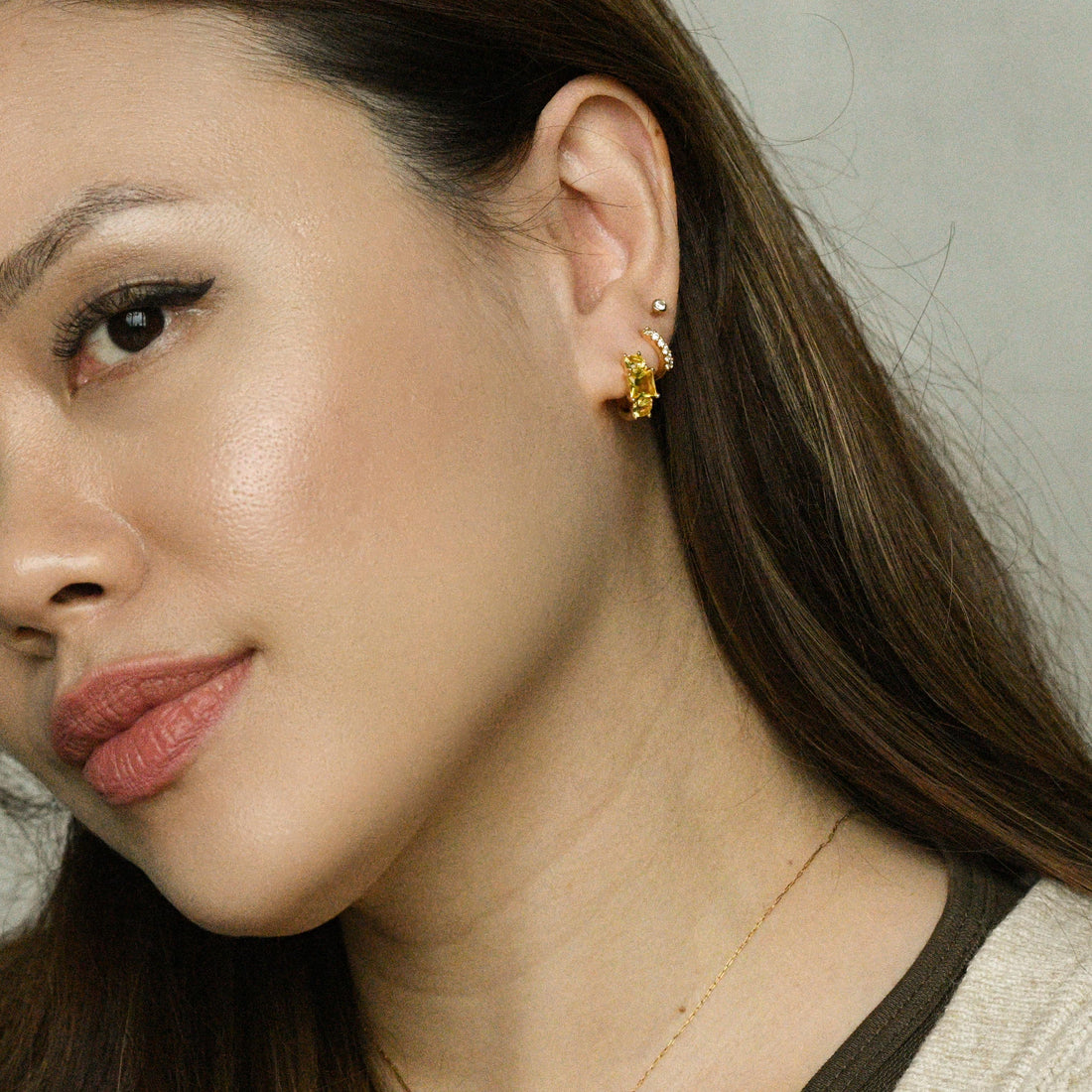 Madison Hoops | Sunrise Gold