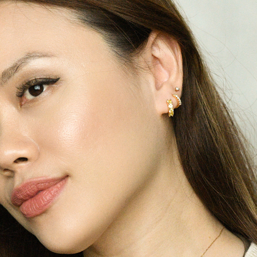 Kaia Mini Huggies | Sunrise Gold