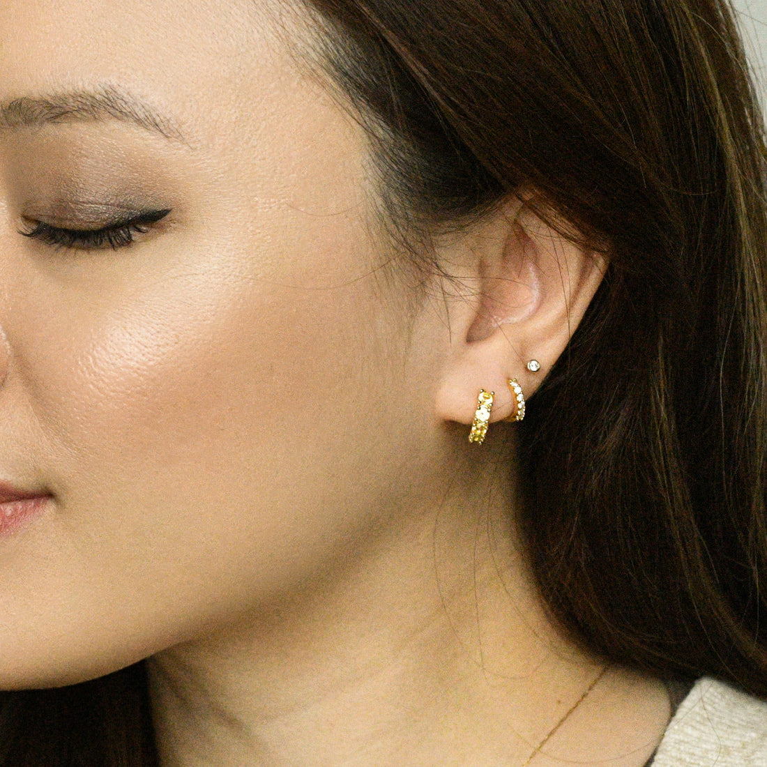 Kaia Mini Huggies | Sunrise Gold