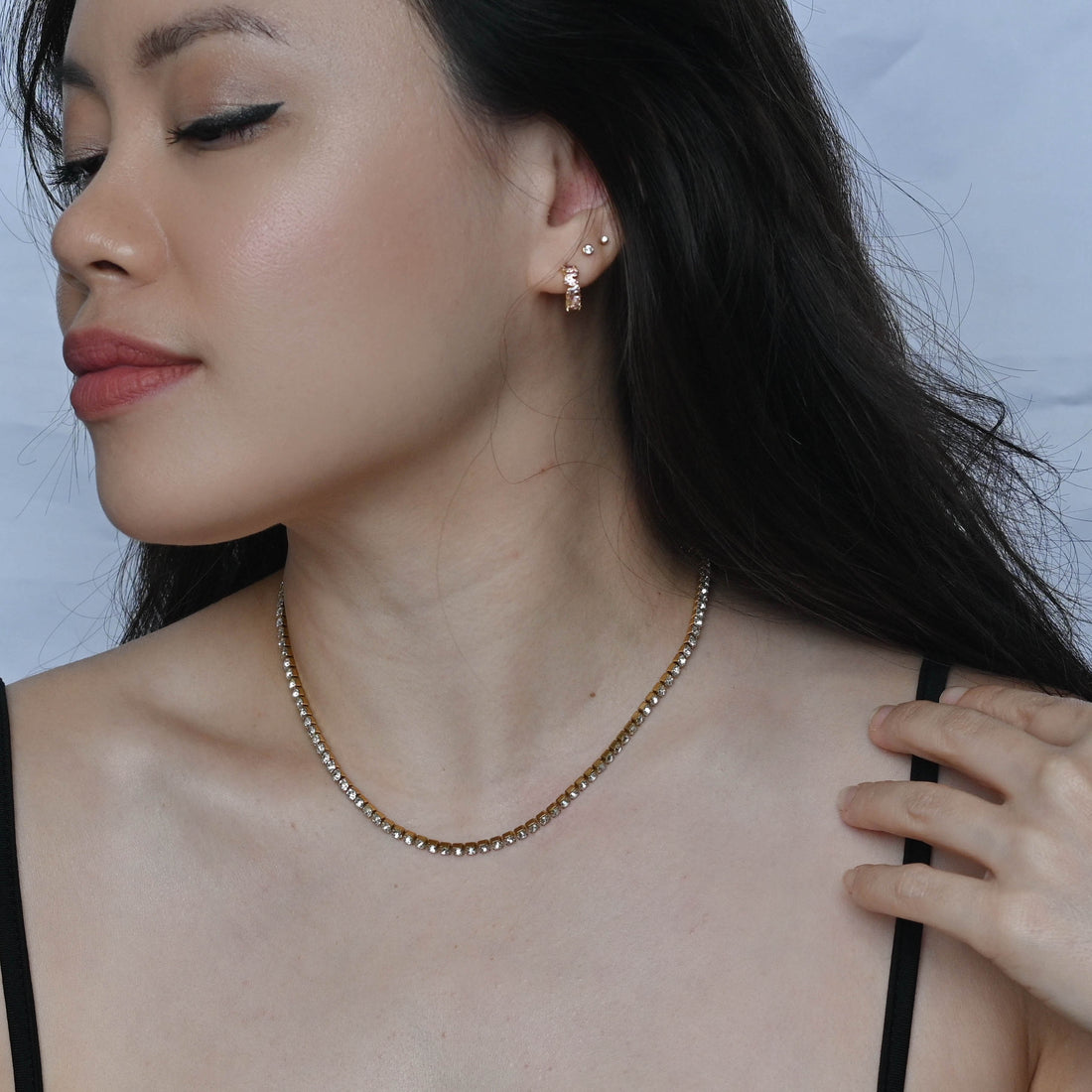 Alexa Tennis Necklace