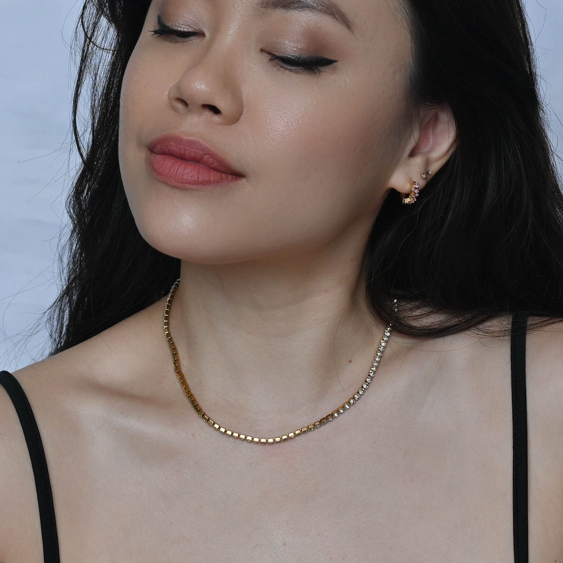 Alexa Tennis Necklace