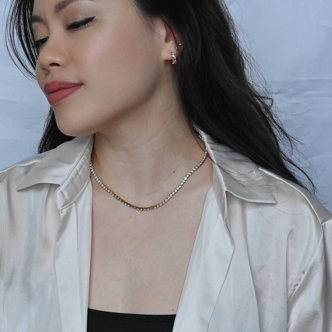 Alexa Tennis Necklace