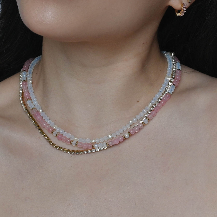Fiona Opalescent Pearl Necklace