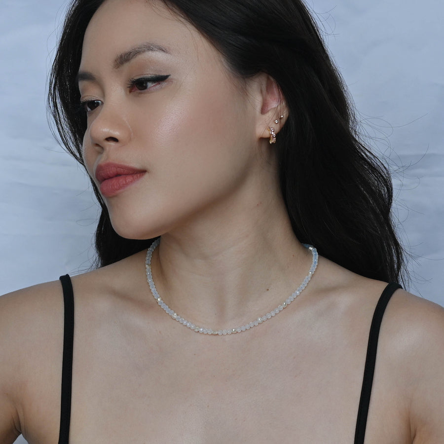 Fiona Opalescent Pearl Necklace