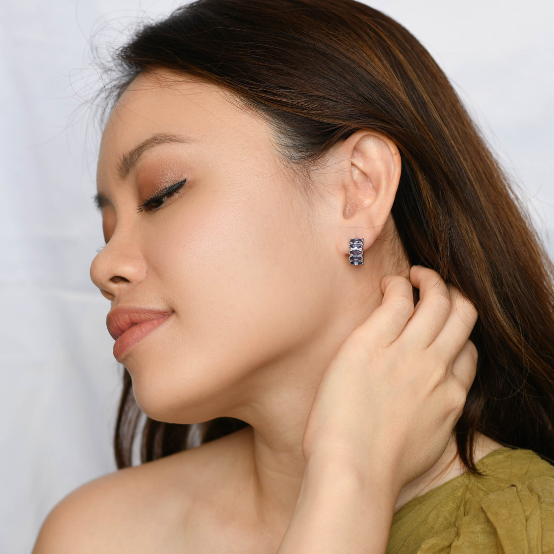 Jada Hoops | Indigo Silver