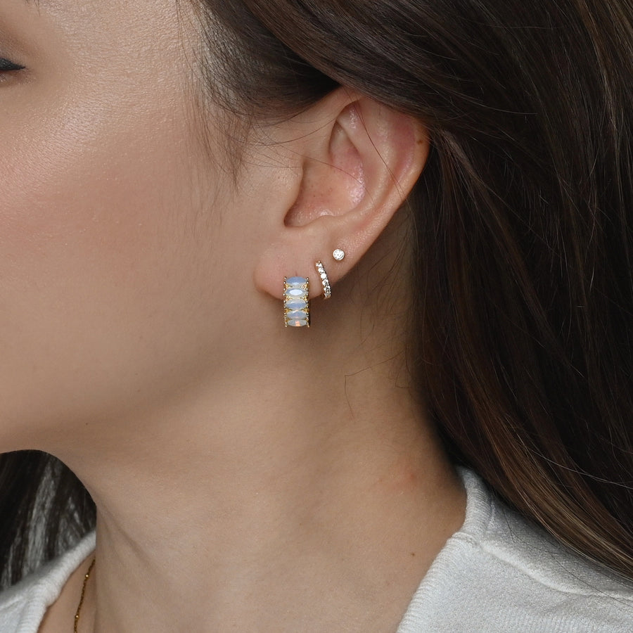 Jada Hoops [PREMIUM] | Opalite Blue Gold