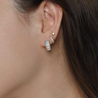 Jada Hoops [PREMIUM] | Opalite Blue Gold