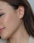 Evie Heart Studs | Gold Sunshine