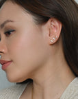 Naomi Marquise Studs | Gold