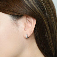 Rhea Baby Huggies | Clear Silver