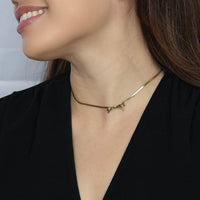 Bella Bow Necklace | Gold