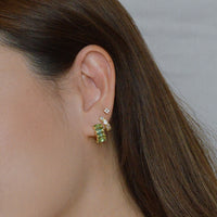 Jada Hoops | Sea Green Gold