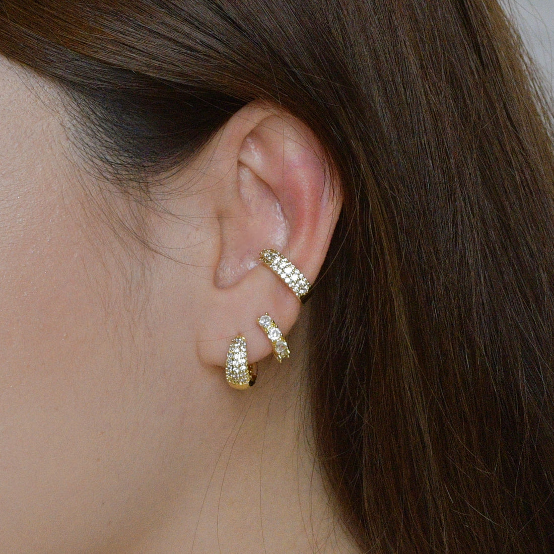Hazel Cuffs | Gold