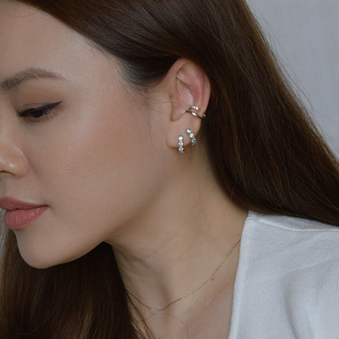 Eva Ear Cuffs | Silver