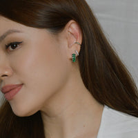 Pippa Cuffs | Emerald Silver