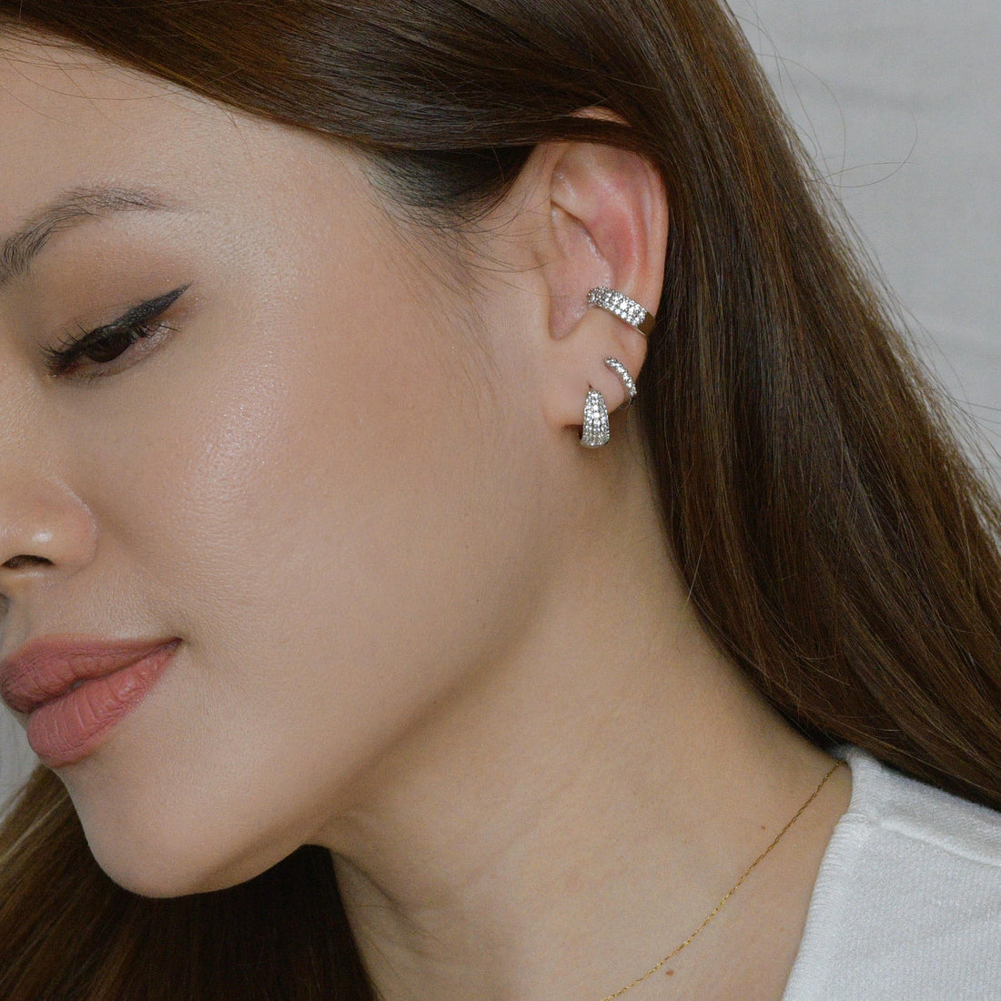 Hazel Cuffs | Silver