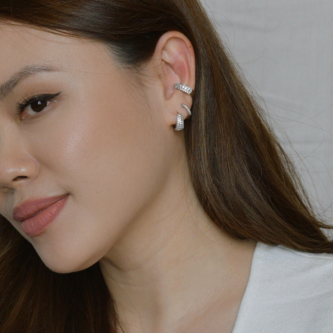 Hazel Cuffs | Silver