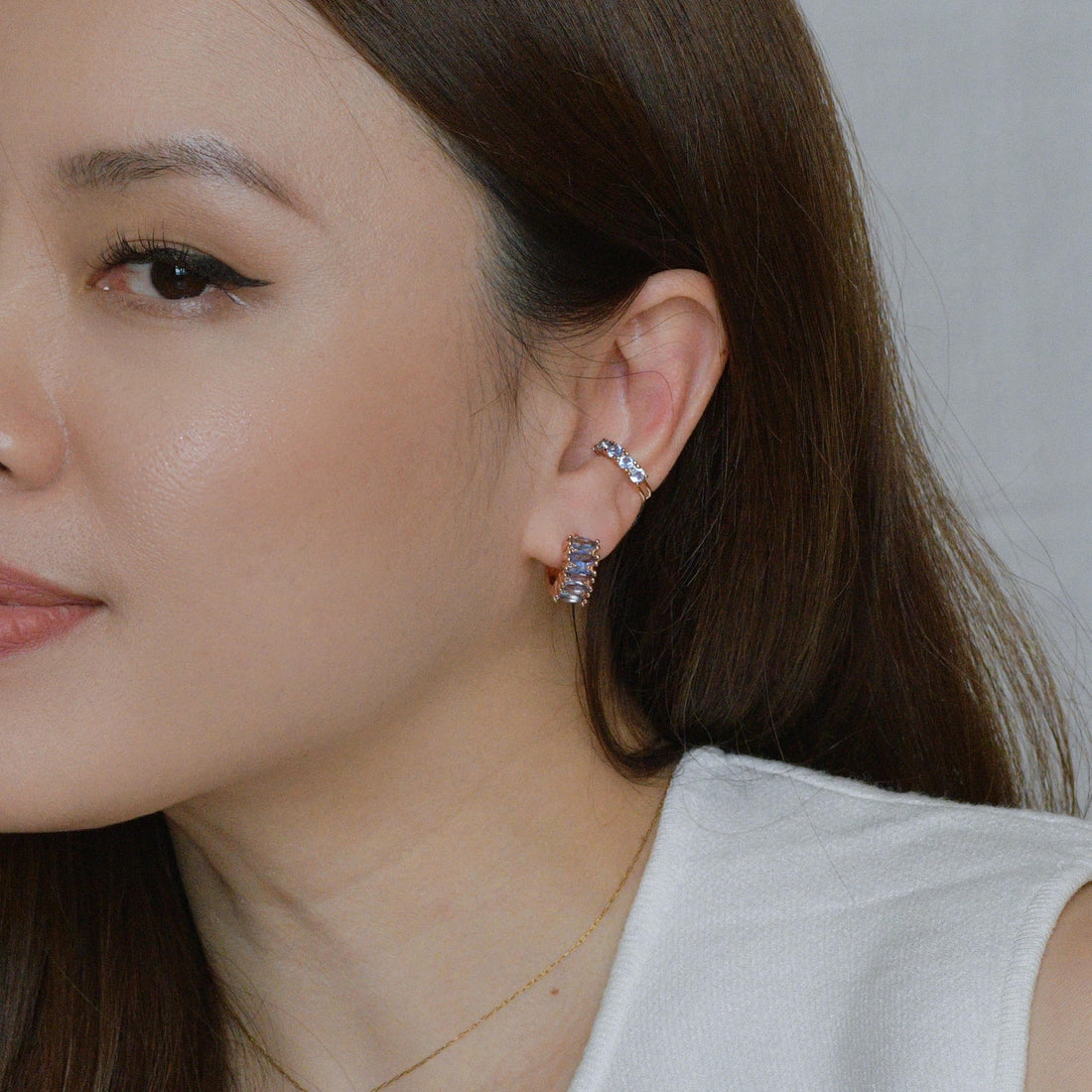Kelly Cuffs | Frost Rose Gold
