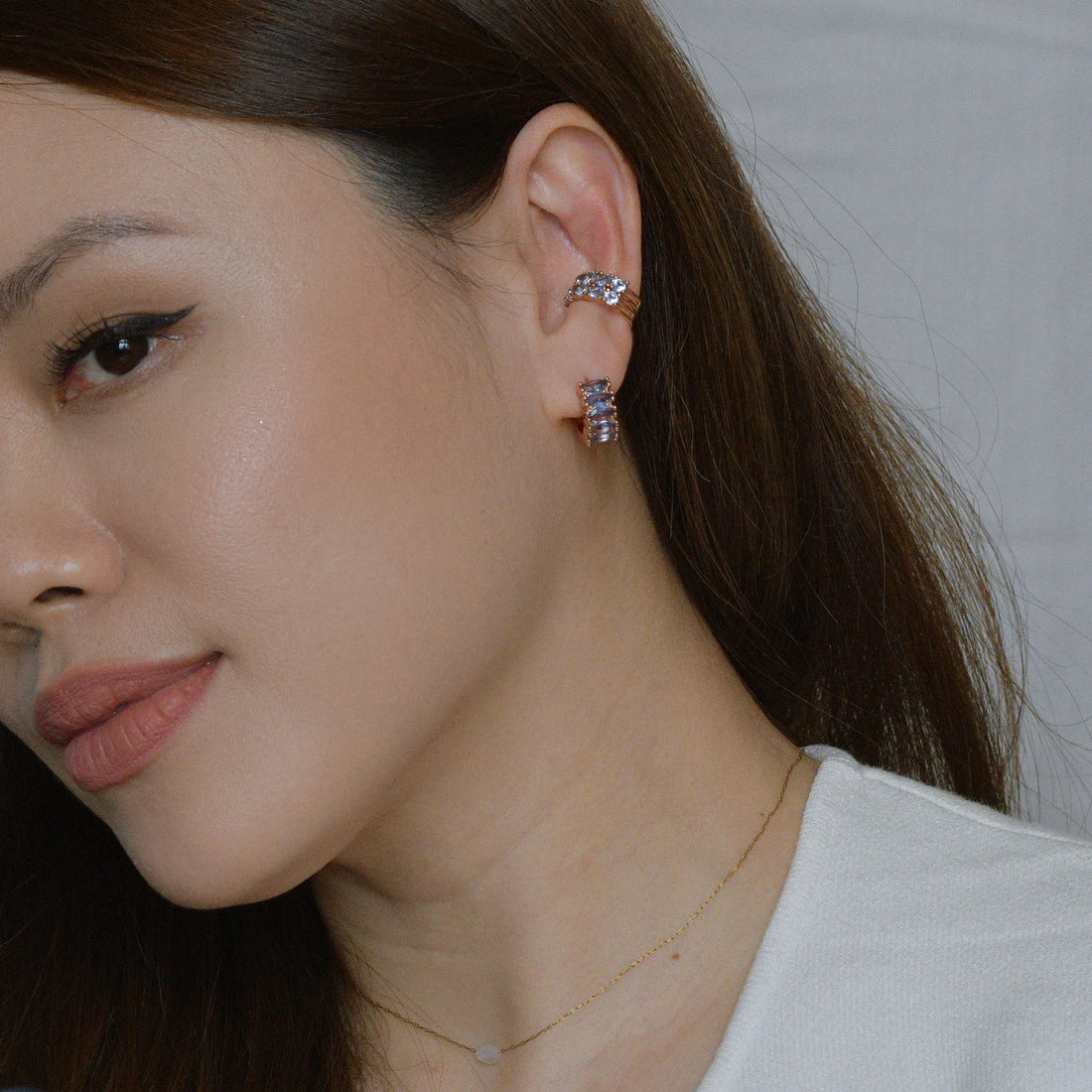Kelly Cuffs | Frost Rose Gold