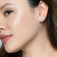 Eliana Studs | White Gold